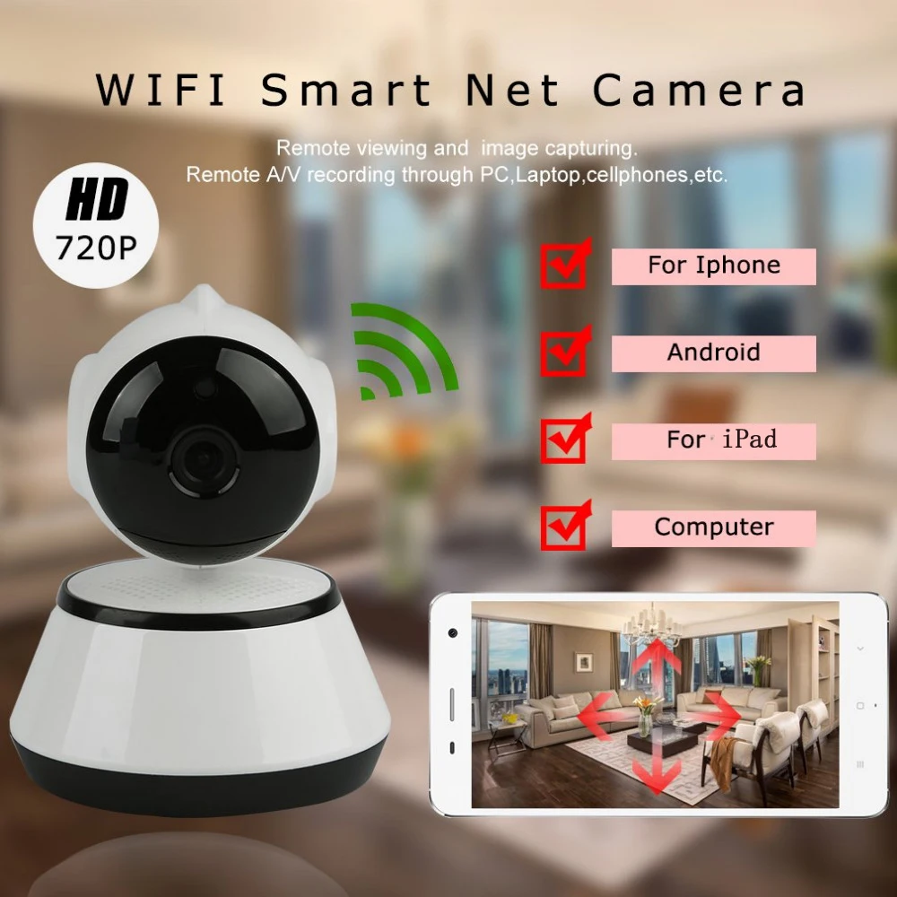 720P(HD) High Definition wireless IP Camera infrared Night
