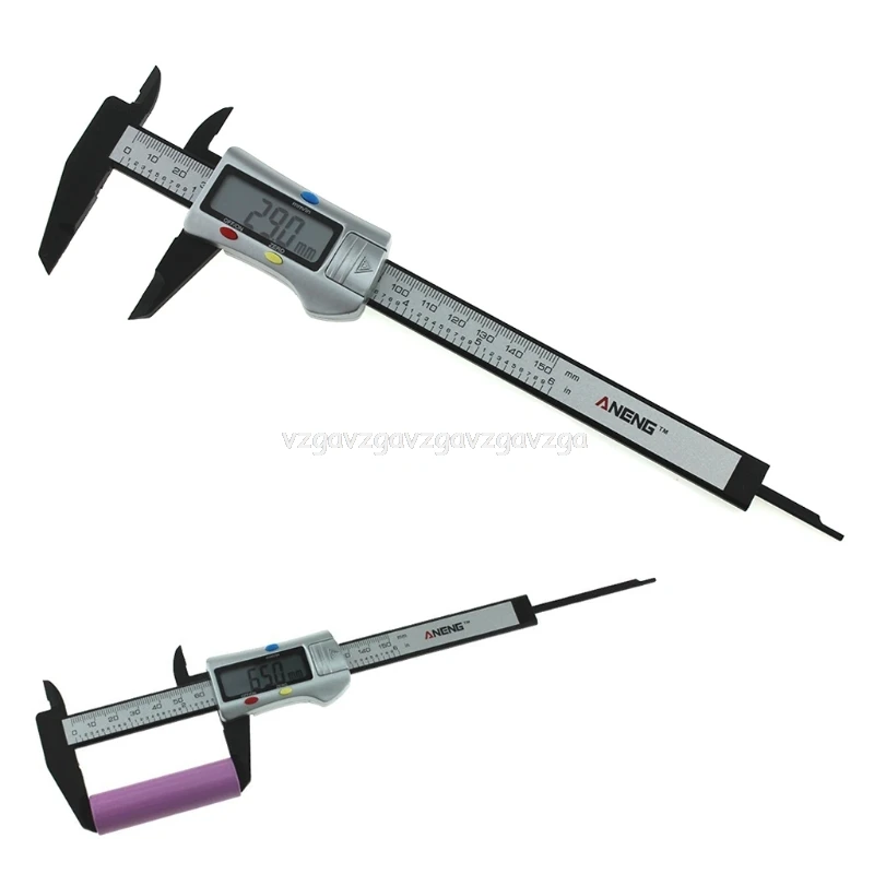 

2018 High Quality New Digital Vernier Caliper LCD Micrometer 150mm/6inch Electronic Vernier Calipers J16 19 Dropship