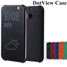 Dot View Smart Display phone cover Cases for HTC One M8 M9 E8 E9 PLUS A9 X9 EYE ME 626 626G 820 826 620 820Mini Butterfly 2 3