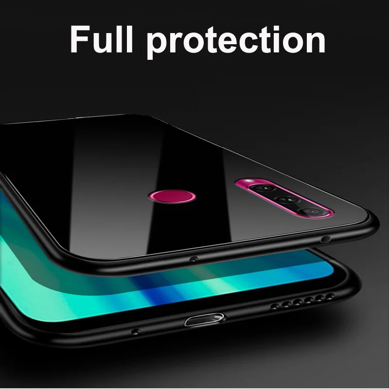 Чехол из силикона и ТПУ для Hawei Honor 10i wolf girl жесткий чехол накладка закаленного