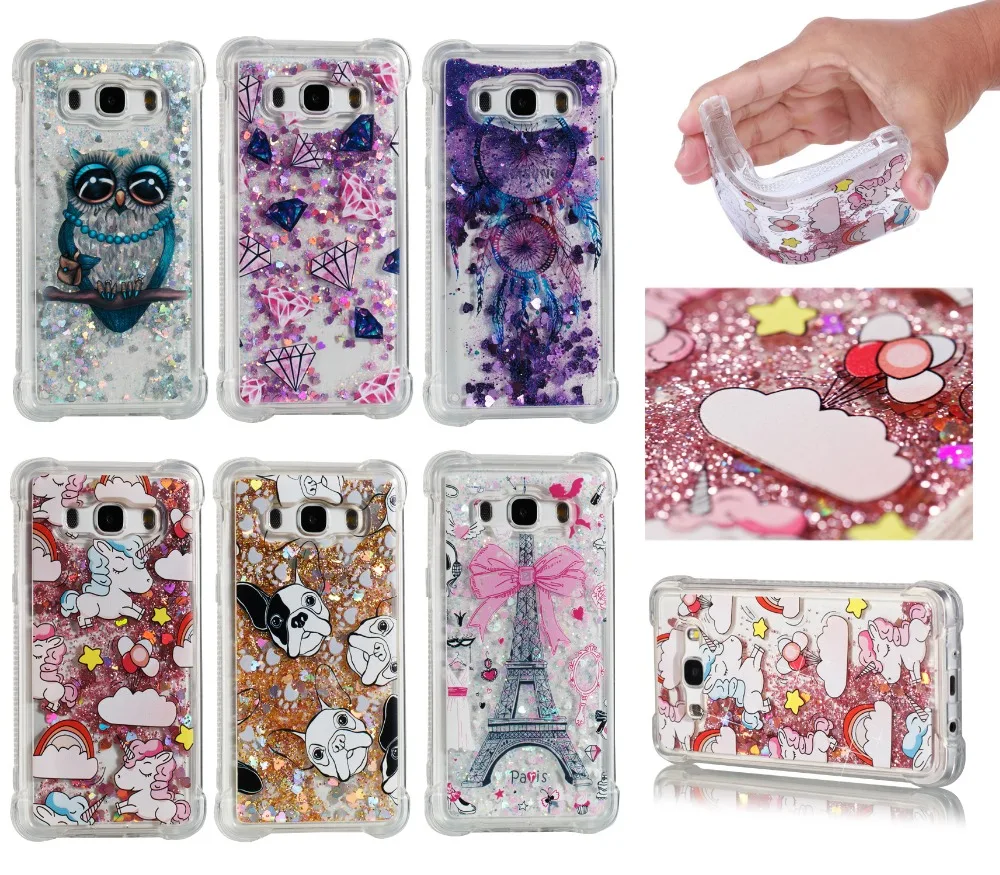 Anti-shock Quicksand Case for coque Samsung J5 2016 (6) J510 SM-J510F Galaxy J1 J3 J7 fundas capa |