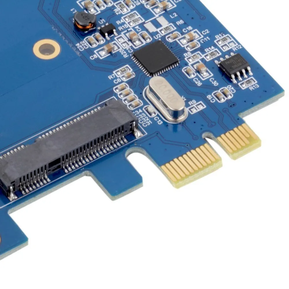 Комбинированная плата расширения PCIe To mSATA& SATA 3,0, контроллер PCI Express, мини SATA SSD адаптер для ПК, настольный компьютер с низким кронштейном