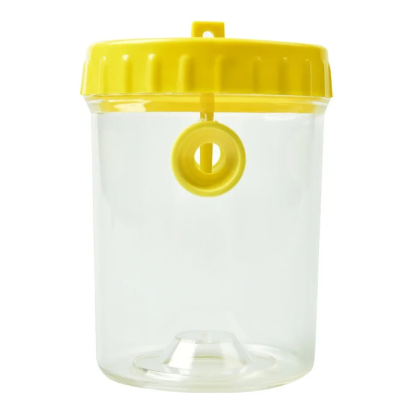 

Bee Trap Catcher 2 Enter Holes Transparent Bottle Shape Outdoor Plastic Insect Catcher Wasps Bee Beekeeping Equipment Tools