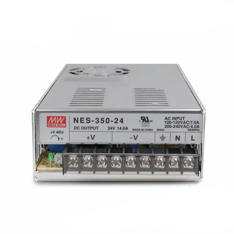 NES-350W MEAN WELL AC в DC один выход 350 Вт 29A 12 В 24 В Meanwell импульсный источник питания NES-350