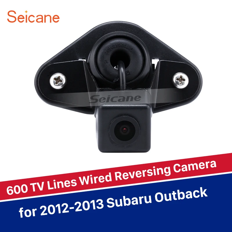 

Seicane Waterproof Night Vision HD Wired Hidden Car Parking Backup Rear View Camera for Subaru Outback 2012 2013