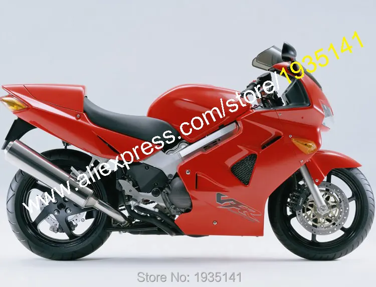 Набор обтекателей для мотоциклов красный Honda VFR800 98 99 00 01 VFR 800 VFR800RR 1998 2000 2001