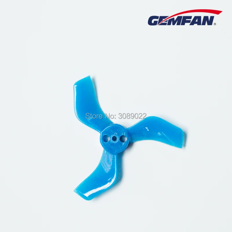 Gemfan 1635 40mm 3-blade 1.5mm Solid Blue propeller