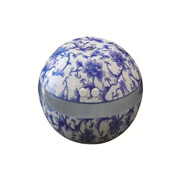 

Blue & White Porcelain Ultrasonic Humidifier Air Humidifier Aroma Essential Oil Diffuser Aromatherapy for Home Office SPA