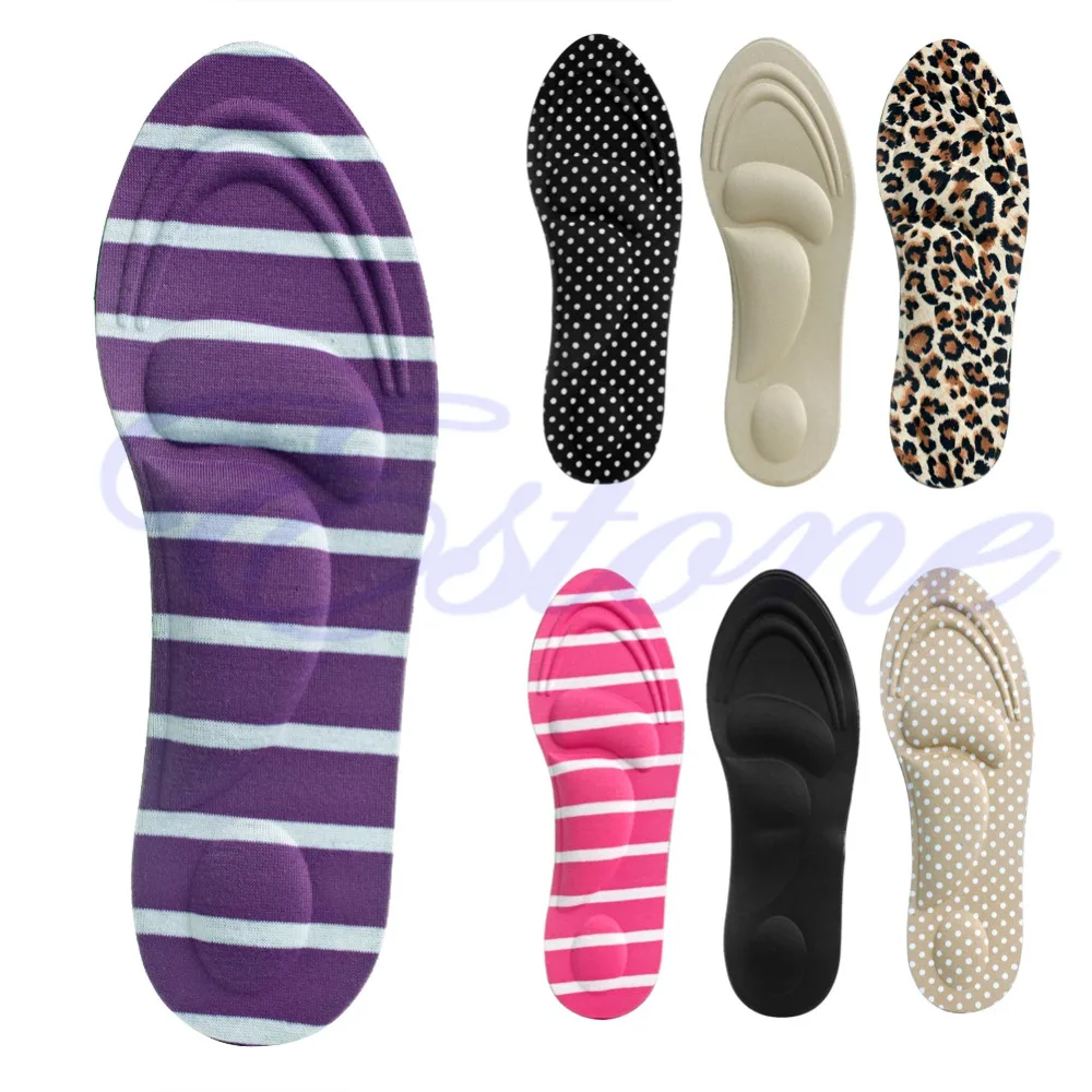 

THINKTHENDO1Pair 3D Sponge Soft Insole Comfort High Heel Shoe Pad Pain Relief Insert Cushion