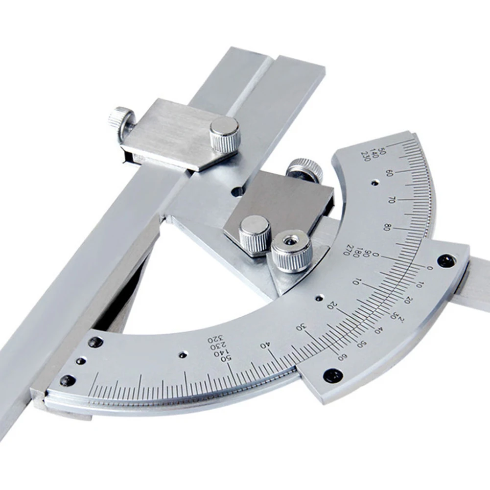 

Universal Bevel Protractor 0-320 Degrees Precision Angle Ruler Measuring Finder Ruler Adjustable Vernier Protractor