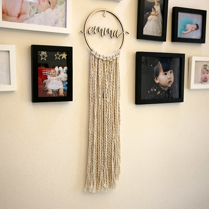 

Wedding party Decorations Macrame Wall Hanging, Custom Macrame Wall Hanging, Wall Hanging, Custom Wood Name Wall Art