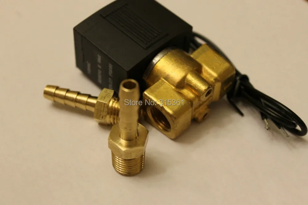 Gratis Verzending 1/4 "Elektrische Magneetventiel Air Gas Diesel B20N