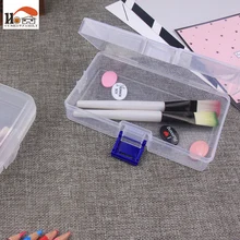 CUSHAWFAMILY пластиковый ящик для хранения для колец ювелирные изделия бытовые маленькие аксессуары органайзер для макияжа контейнер для рукоделия porta joias
