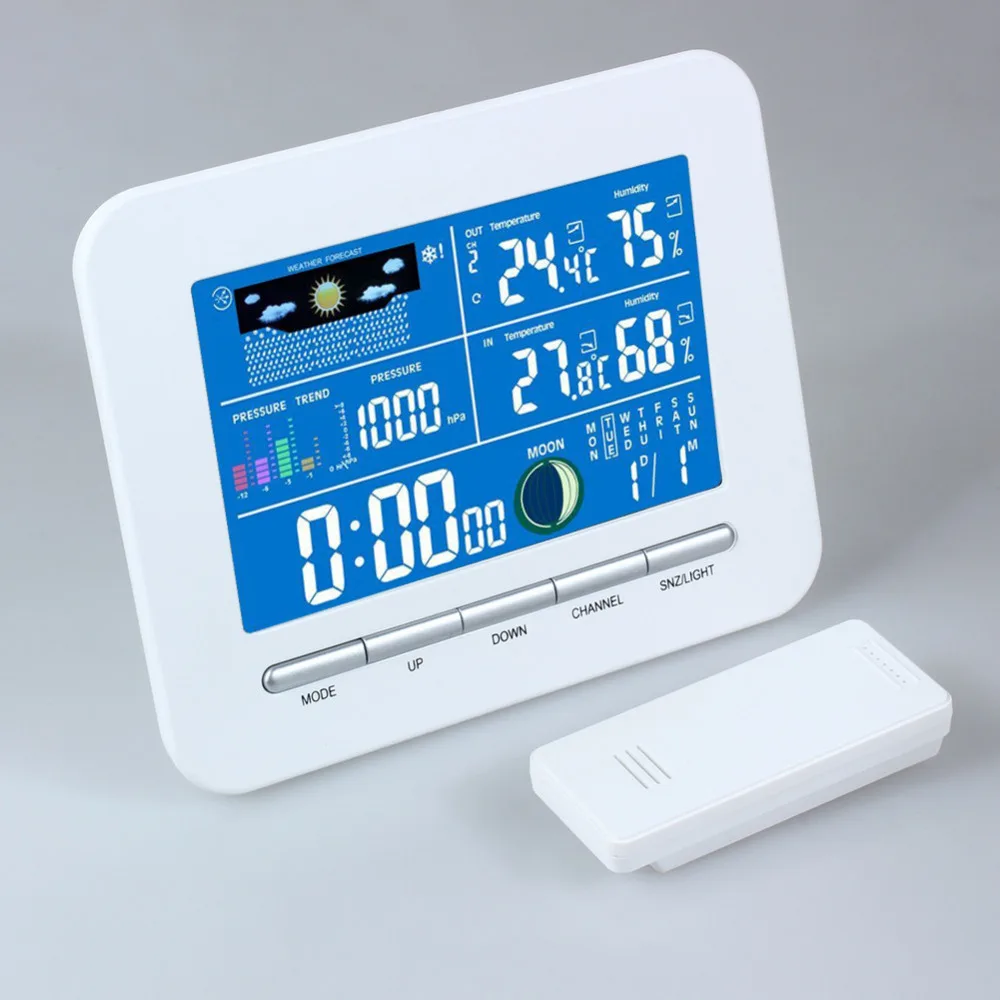 

Digital LCD Display Wireless Electronic Temperature Humidity Meter Weather Station Indoor Outdoor Thermometer Humidity