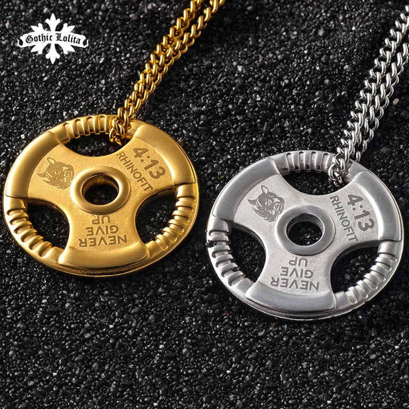 Weight Plate Barbell Dumbbell Pendant Weightlifting Bodybuilding Fitness Crossfit Gym Exercise Necklace Weight Plate Barbell Dumbbell Pendant Weightlifting Bodybuilding Fitness Crossfit Gym Exercise Necklace