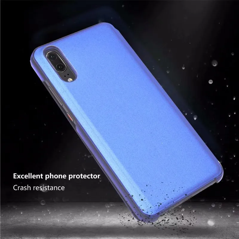 Чехол книжка ZEALLION для Huawei P8 Lite 2017 P20 Plus Enjoy 7 8 Y7 Prime Y9 2018 с прозрачным зеркальным