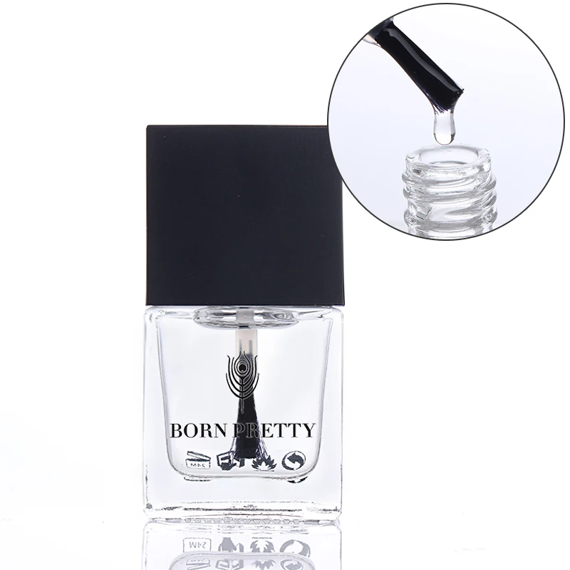 10ml BORN PRETTY No Smudge Top Coat for Nail Manicure Stamping Printed Care Oil Nail Art Lacquer Varnish Polish Premier