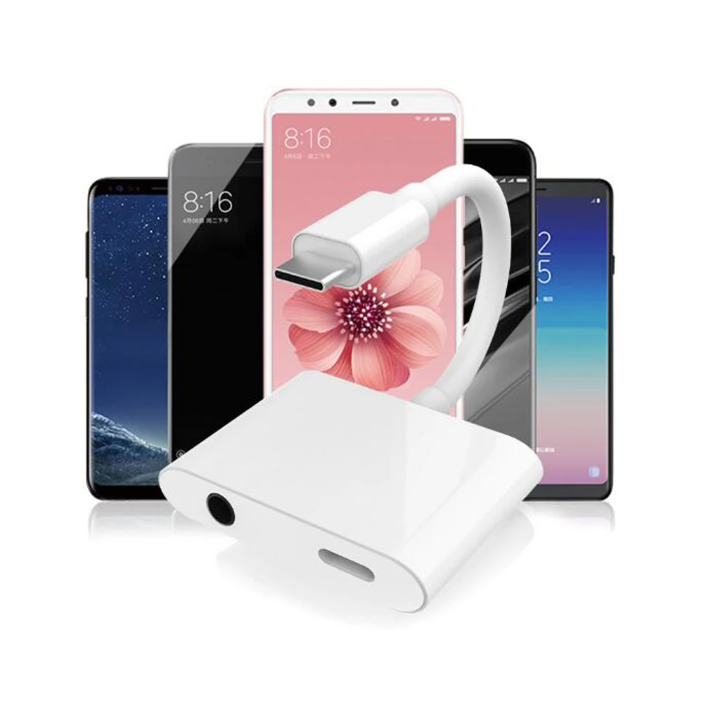 Наушники 2 в 1 со штекером USB 3 типа C и 5 мм|Кабели VGA| |