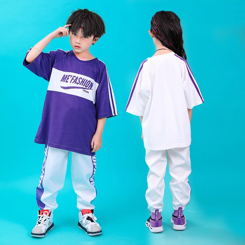  Clothes summer child Set 8 10 12 14 16 18 Years Hip Hop boys jazz dance costumes kids toddler boy Girl clothes 130 140 160 180 (15)