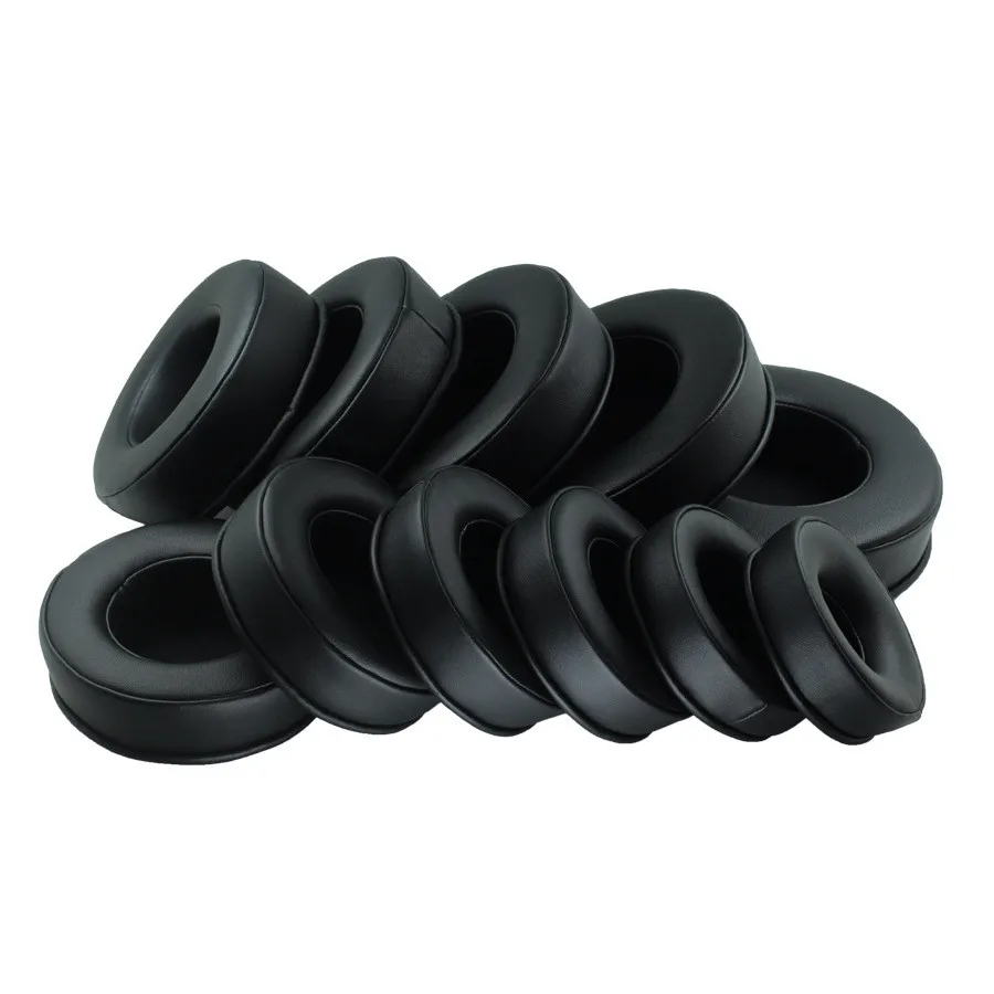 70mm 120mm Replacement foam ear pads cushions for headphones Quality stereoscopic Thicken round ear pad (2)