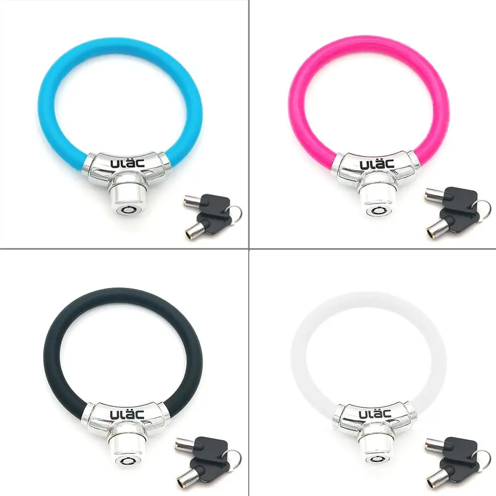 Bike Lock Horseshoe Ring Cable Bicycle Riding Outdoor Comfortable Accessories