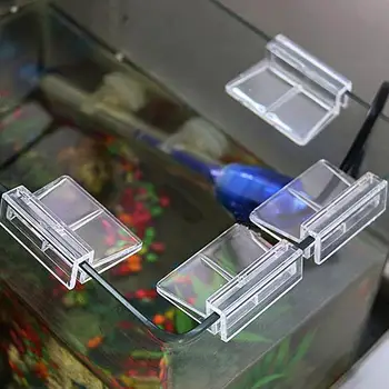

4Pcs/lot Fish Aquatic Pet Parts Aquarium Fish Tank Acrylic Clips Glass Cover Support Holders 6/8/10/12mm
