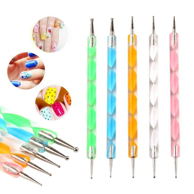 AddFavor 7 Pc/15 ПК акрил Nail Art Brush Set инструмент для нанесения точек на ногти маникюр Картина кисти Pen UV гель для ногтей Дизайн ногтей кисти