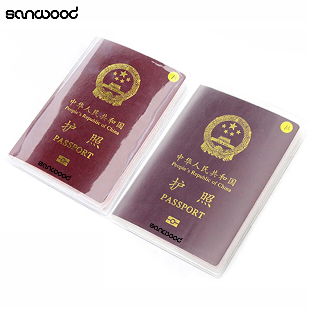 2016 Solid Unisex Business Transparent Passport Cridit