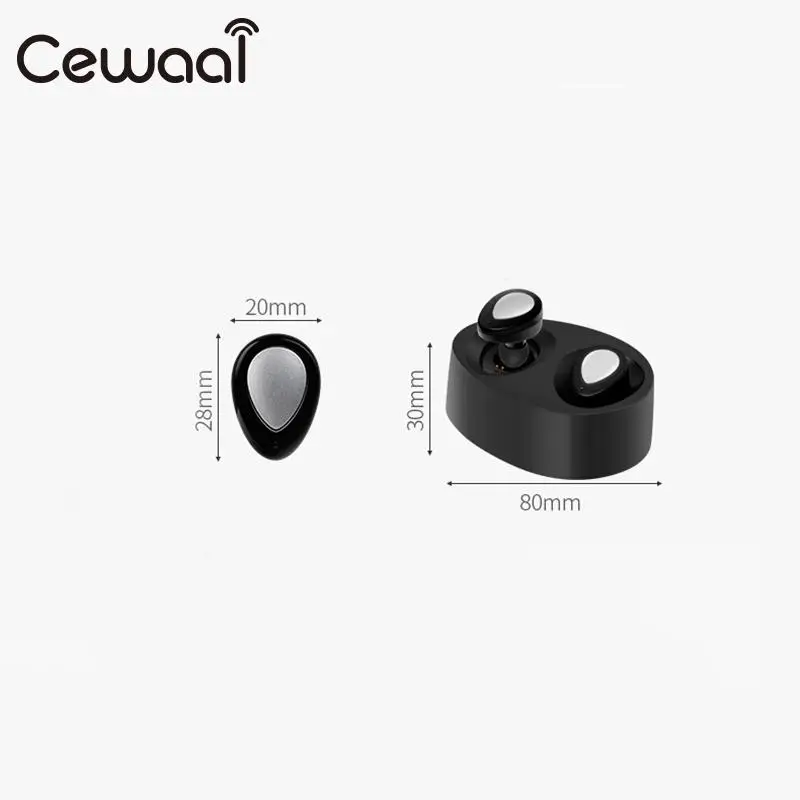 Поддержка музыки мини слушать песни Earplug двустороннее беспроводное движение