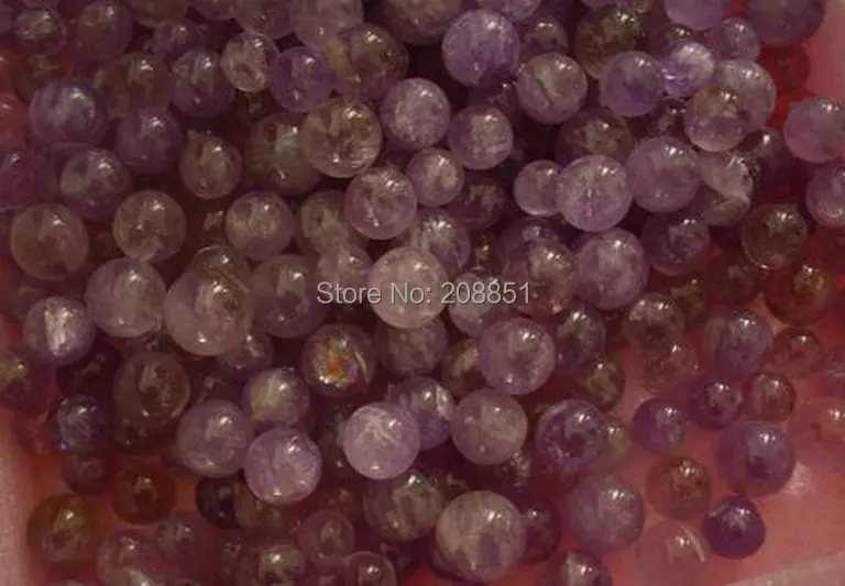 

100 Pcs NATURAL PURPLE AMETHYST AMETRINE QUARTZ CRYSTAL SPHERES BALLS 17-19mm