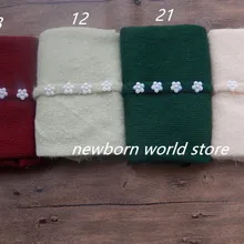 Новорожденный реквизит для фотосессии обертывания и повязки на голову, вязаный мягкий стрейч реквизит для фотосъемки
