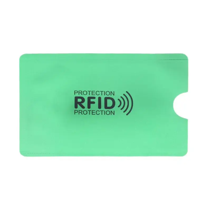 AOLIDA 1 набор цветов RFID Блокировка рукав Кредитная карта протектор банк визитница чехол тонкий
