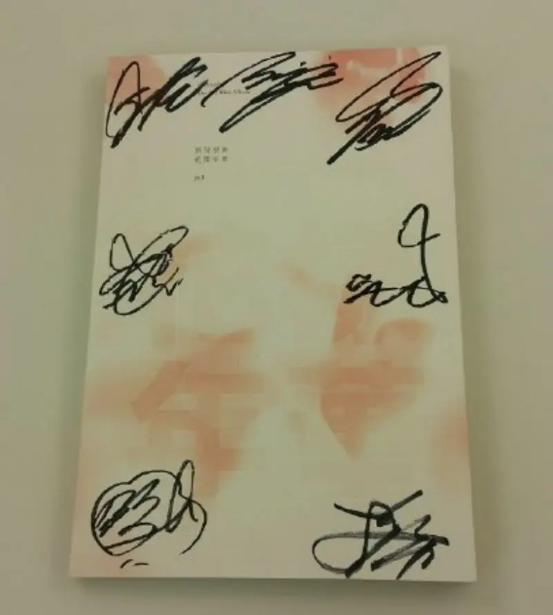 

autographed 2015 mini 3rd album YOUNG FOREVER PT.1 Pink version CD+ photobook official new korean