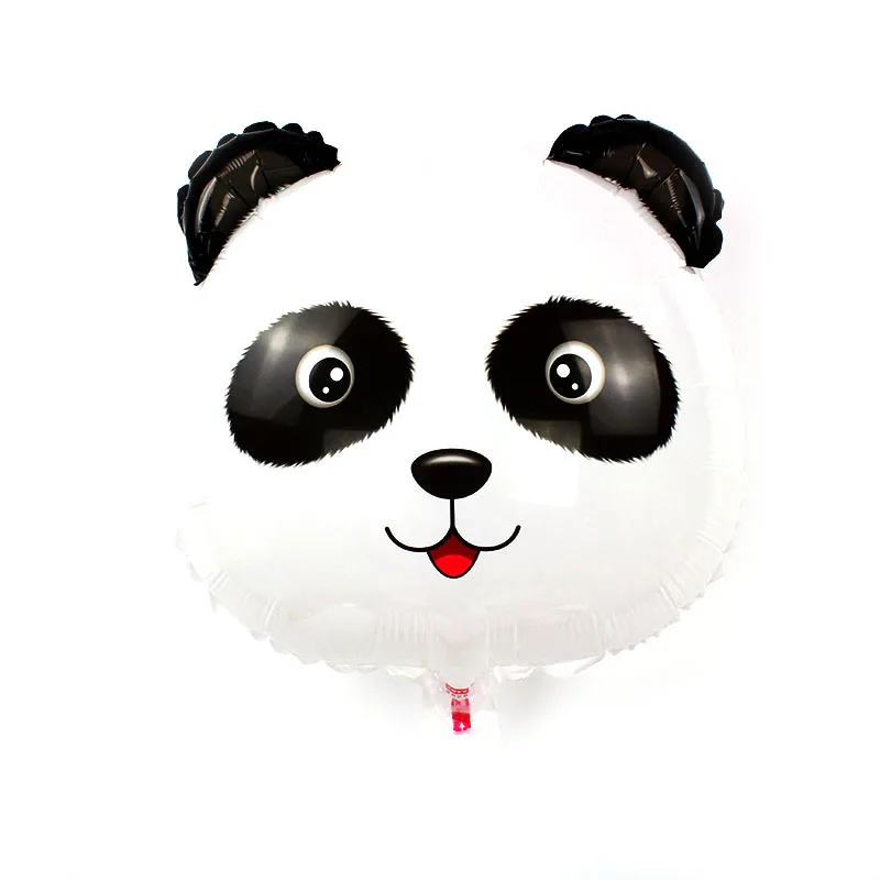 KAMMIZAD 2 шт. шарики с пандой животное Обезьяна свинья-кролик медведь собака воздушный шар Дети подарок на день рождения на тему зоопарка вечерние декор, фото, реквизит