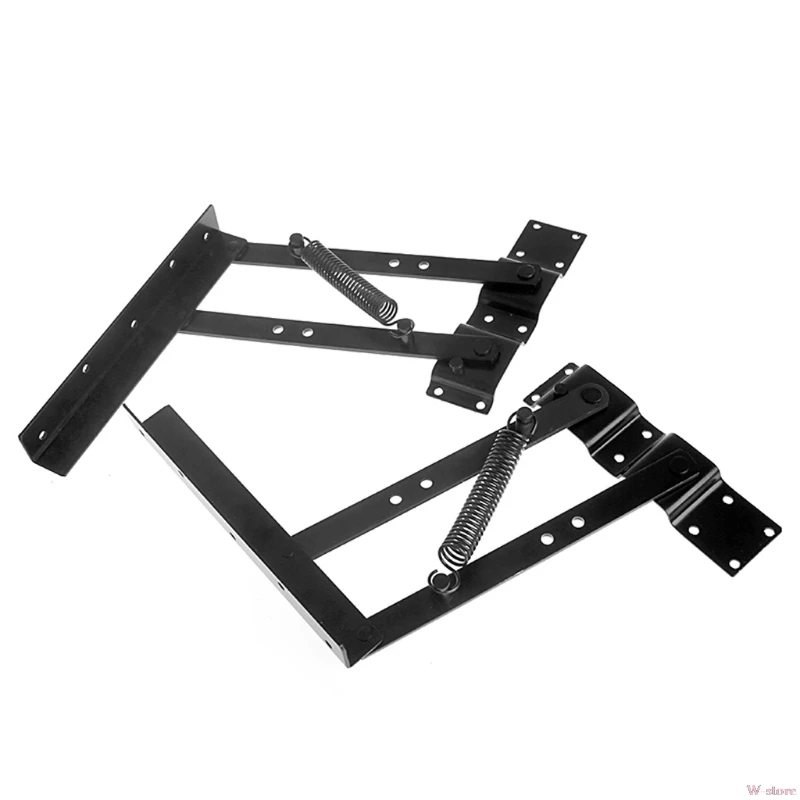 2018 1 par ascensor arriba de la mesa de café de elevación de mecanismo de bisagra de resorte de primavera Hardware W-tienda Oct16_E