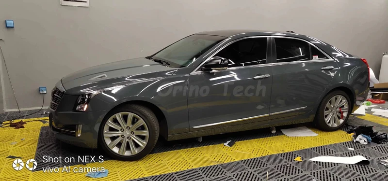 Глянцевая виниловая пленка для автомобиля цементная серая глянцевая лодки