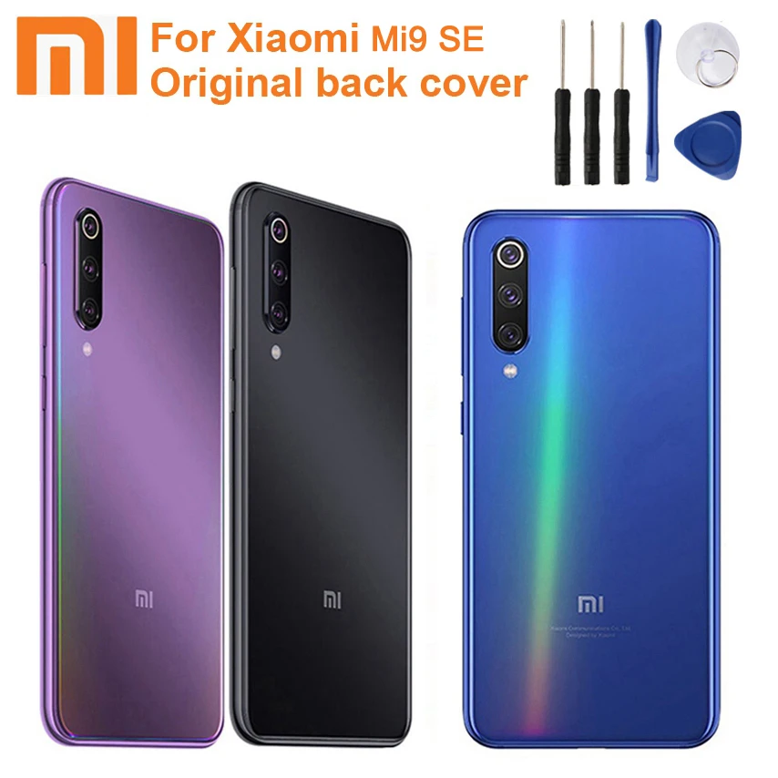 Оригинальный стеклянный аккумулятор Xiao Mi задняя крышка для Xiaomi 9 SE M9SE MI9SE MI9 +