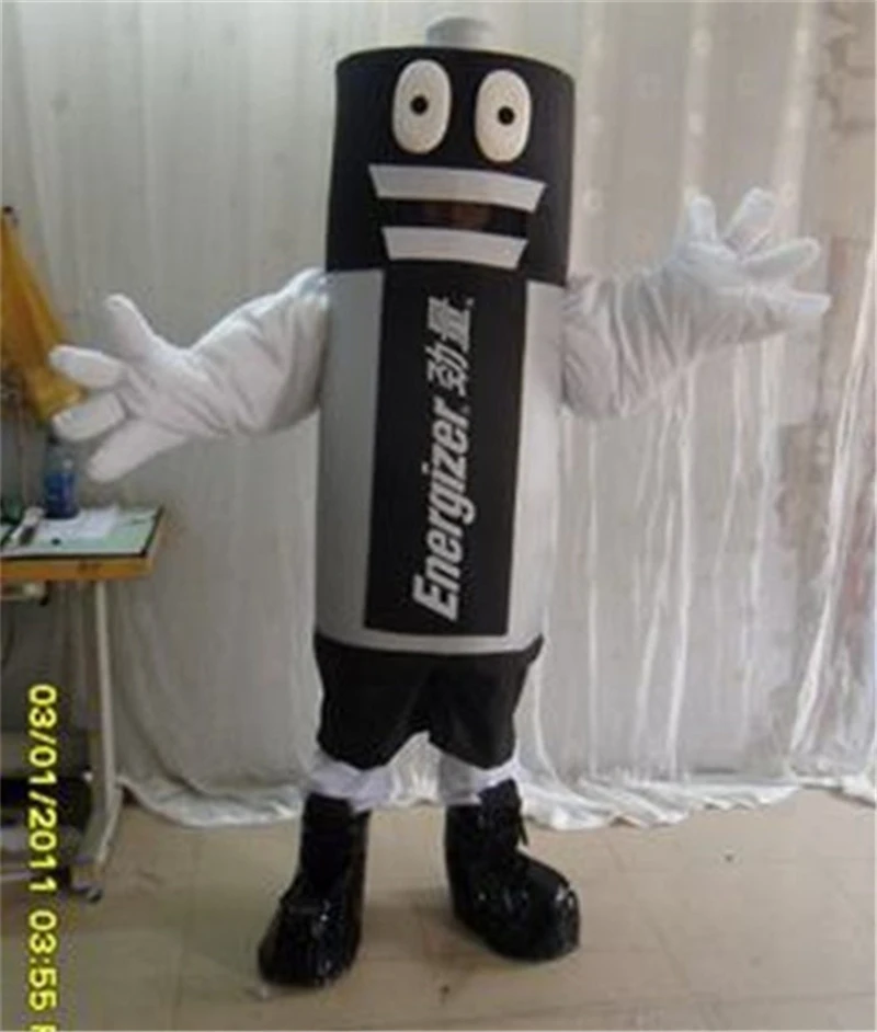 Hot Sale Battery Mascot Cute Character Adult Lovely Battery Mascot