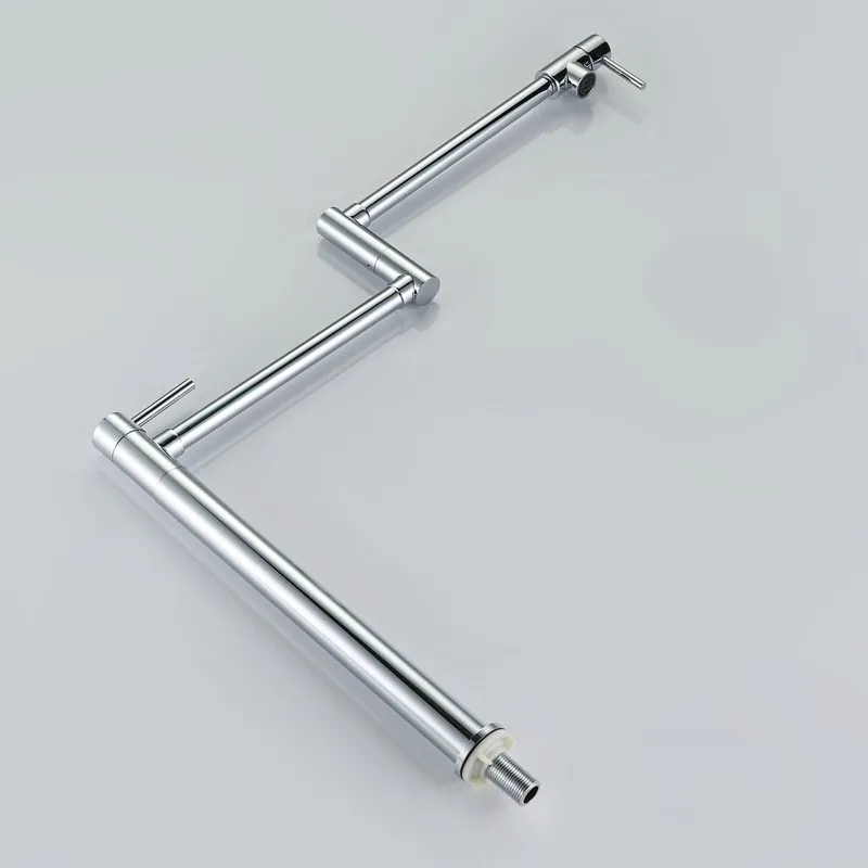 10 Yr Warranty High Quality Solid Brass Talis C Deck Mounted Double-Jointed Pot Filler Kitchen Sink Faucet Cold Water Only Tap