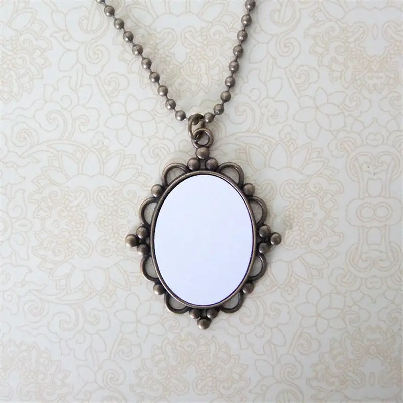 custom necklaces pendants jewelry for sublimation blank consumables