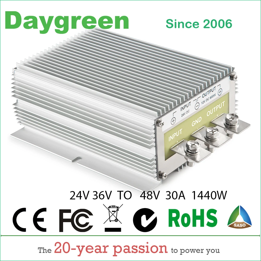 24V 36V TO 48V 30A STEP UP DC DC CONVERTER PROMOTION 24VDC TO 48V DC 30 ...
