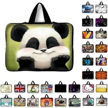 

7.9 9.7 10 12 13 14 15 17" panda Tablet Sleeve Case Mini PC Laptop Bag 10.1 11.6 13.3 15.4 15.6 Computer Handbag Protector Cover