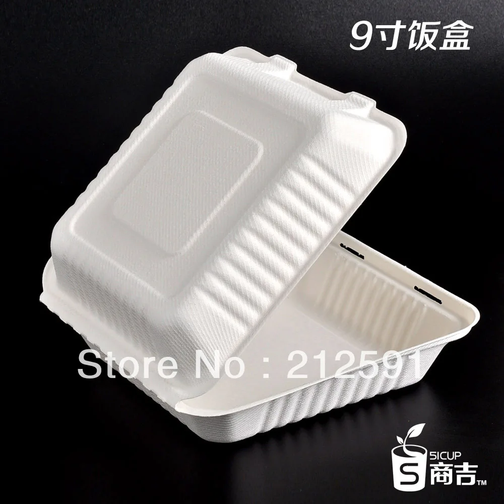 Cheap Take Out Eco Friendly Paper 9" Food Packaging Meal Sandwich