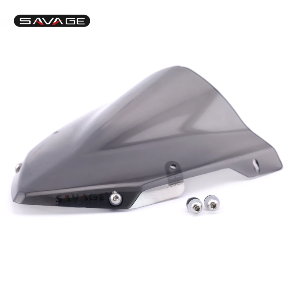 

Motorcycle Windshield Windscreen Pare-brise Smoke For KAWASAKI Z 125 Z125 2015-2016