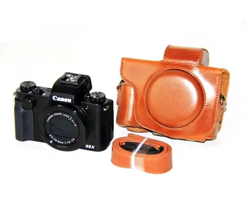 Пыленепроницаемый Чехол из искусственной кожи для видеокамеры с плечевым ремнем для Canon G5X сумка для камеры для Canon
