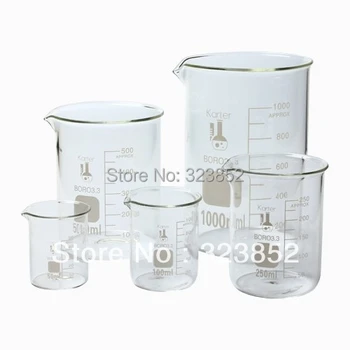 

Glass Beaker, Low Form, 2000ml - Case of 12 Send In US