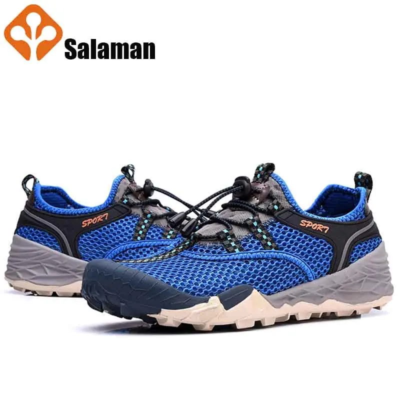 

MSFAIR Aqua Shoes Man Brand Outdoor Athletic Mountaineering Sport Shoes For Men Breathable Mesh Camping Walking Sneakers Male