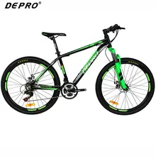 ДЕПРО Профессиональный 21 скорость горный велосипед алюминиевая рама амортизационная Вилка Тормозная велосипедов 26 дюймов MTB Дорожный гоночный велосипед