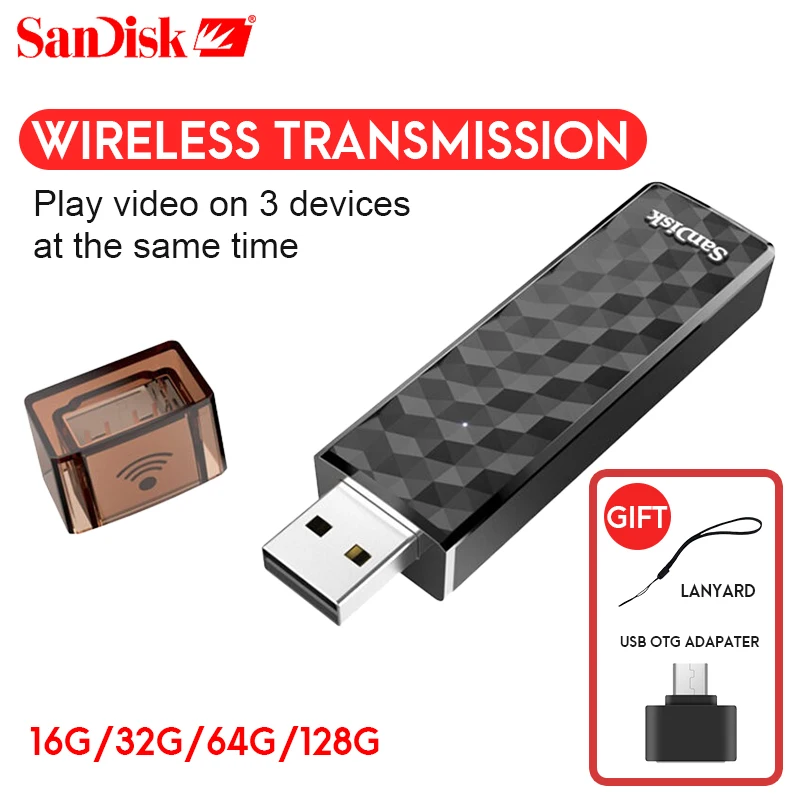 Connect Wireless Stick USB 32G Wifi Flash Drive Memory ...