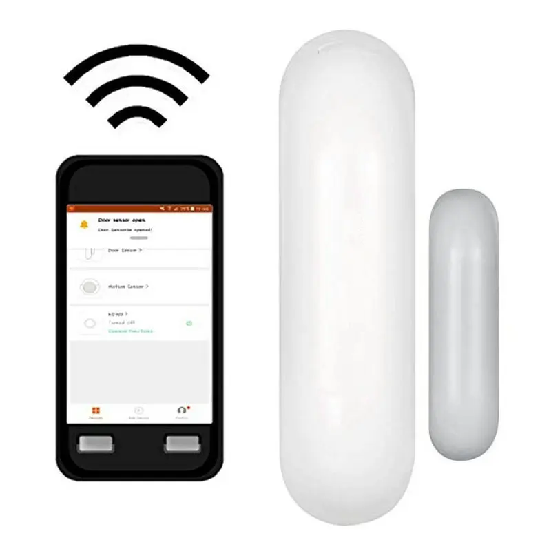 

WIFI Door Windows Contact Sensor for TUYA Smart Home Video Alarm Kit Support Wifi with Free SmartLife TUYA Smart APP